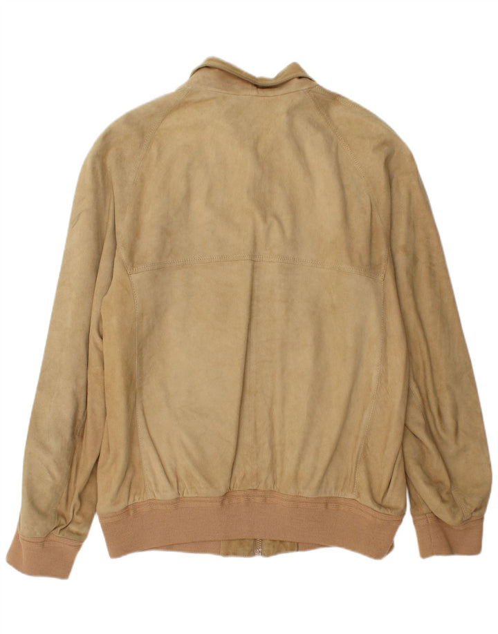 German's Veste bomber en daim pour homme IT 52 XL Beige