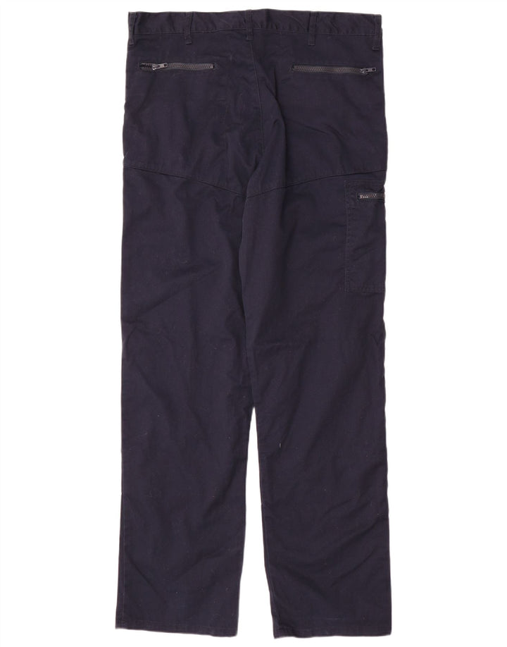 Dickies Pantalon Cargo Droit Redhawk Homme W38 L33 Bleu Marine Polyester