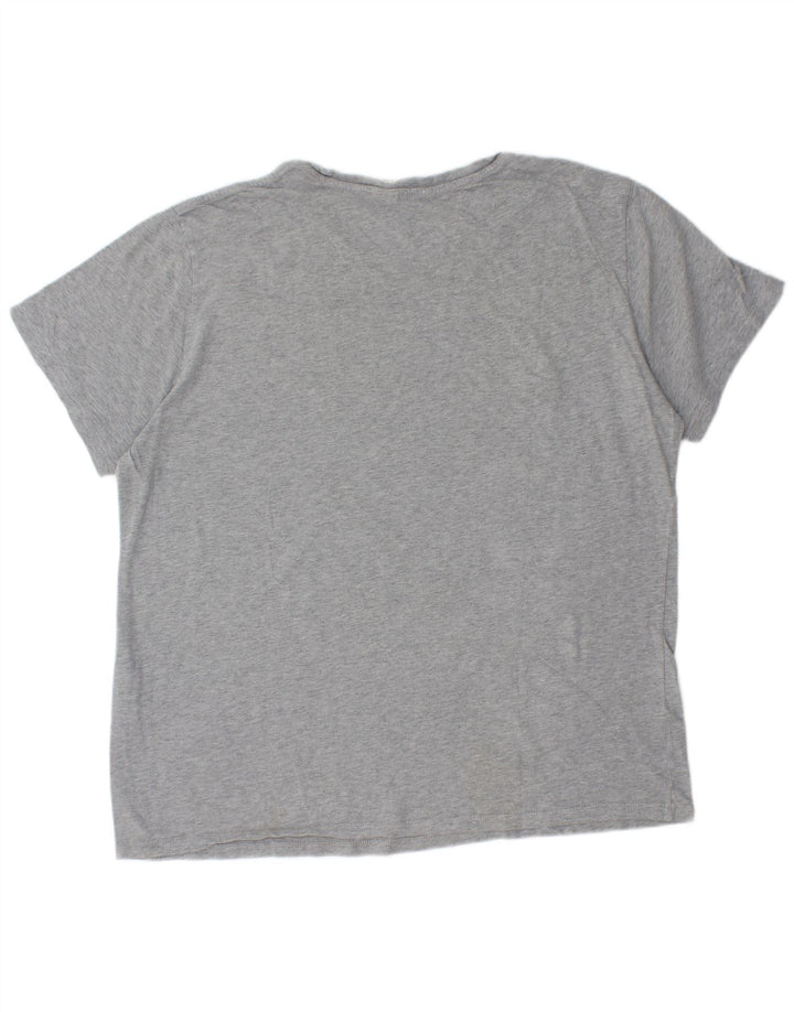 Levi's T-Shirt Graphique Top XL Homme Gris Moucheté Coton