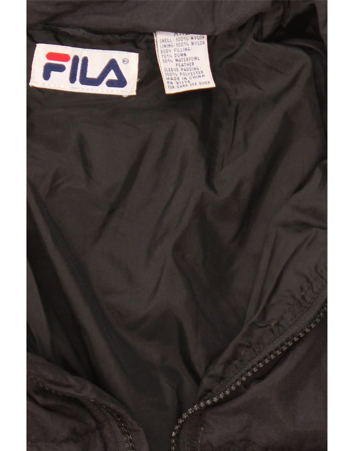 Fila Veste matelassée homme UK 44 2XL Noir Nylon