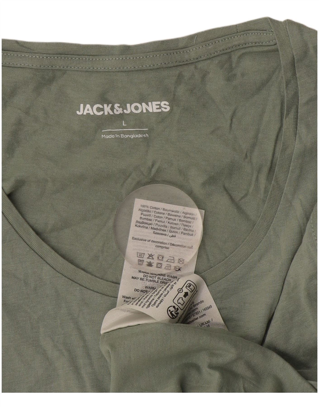 Jack & Jones Débardeur Homme Large Kaki Coton