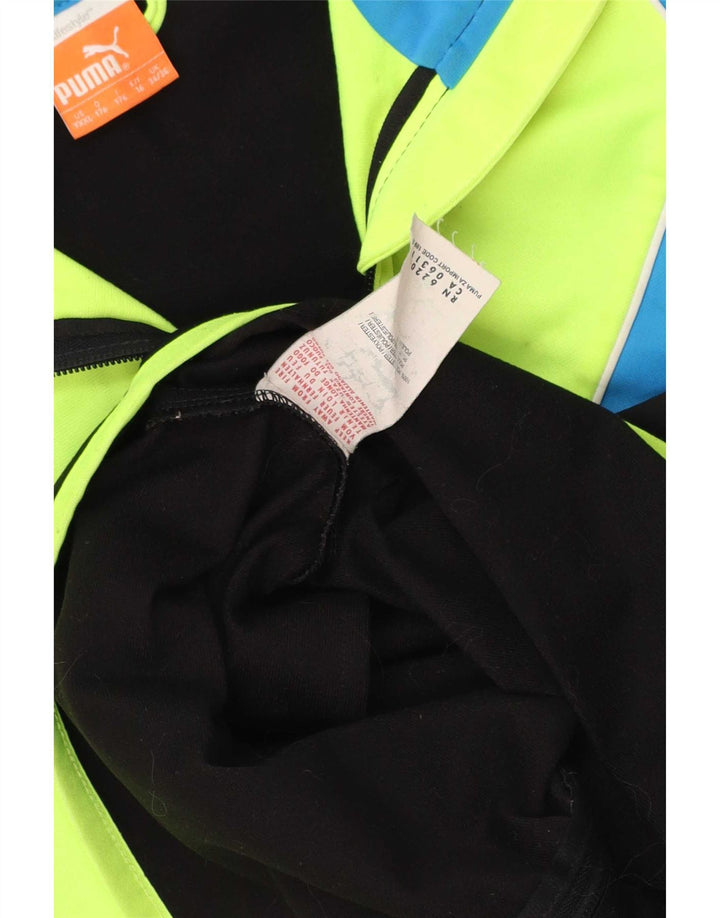 Puma Veste de Survêtement Garçon 15-16 ans Noir Colorblock Polyester