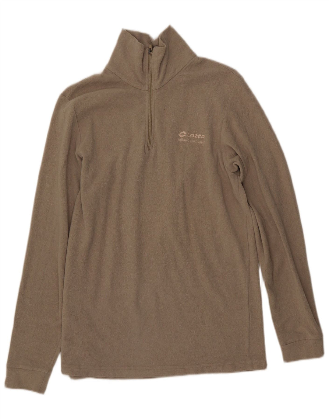 LOTTO Pull Polaire Col Zippé Homme Beige Moyen