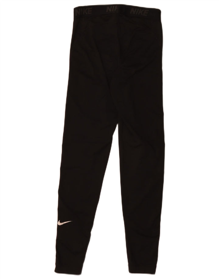 Nike Legging graphique Dri Fit pour femme UK 10 Small Noir Polyester
