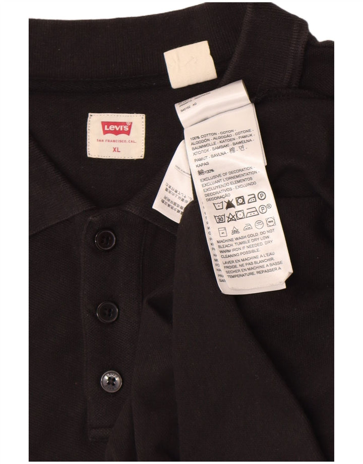 Levi's Polo Homme XL Noir Coton
