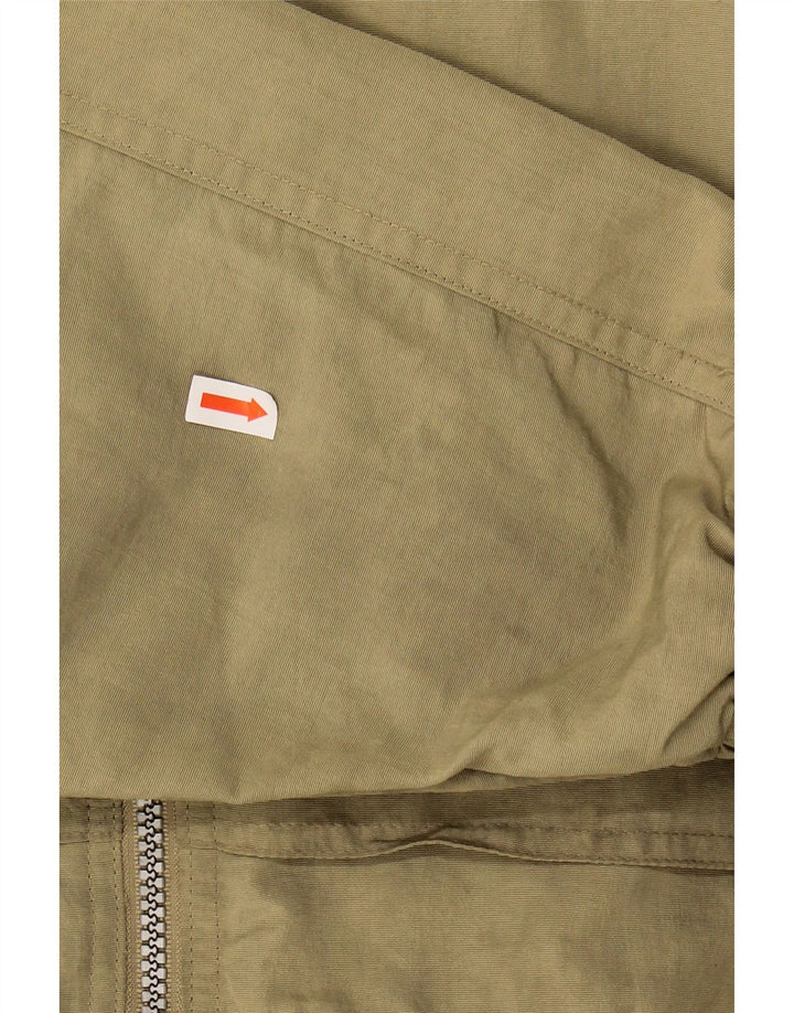DIADORA Mens Rain Jacket UK 42 XL Khaki Polyamide Vintage Diadora and Second-Hand Diadora from Messina Hembry 