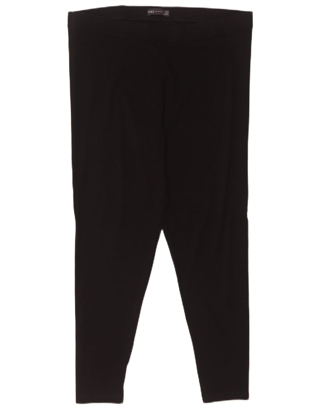 Marks & Spencer Leggings Femme UK 18 XL Coton Noir