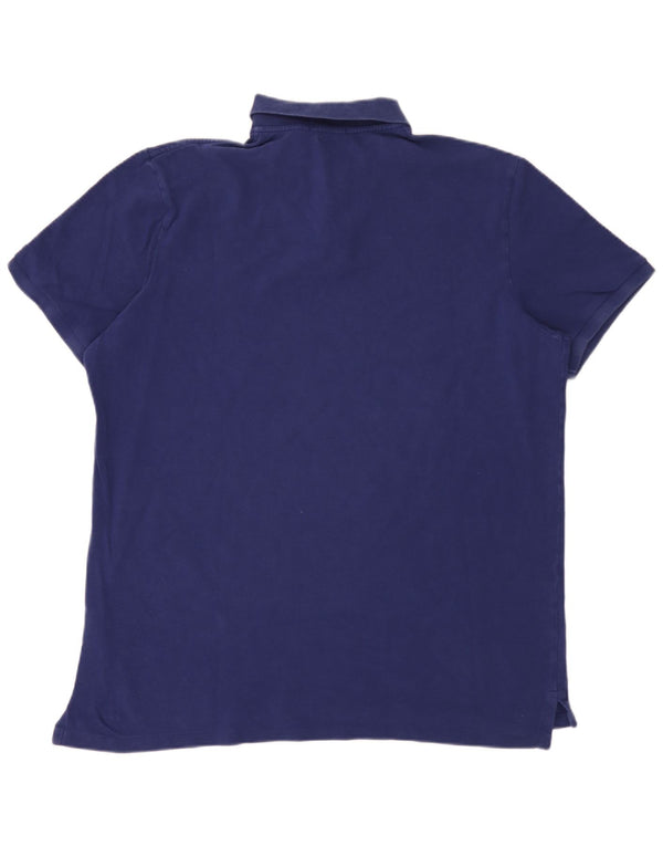 Polo Ralph Lauren Mens Classic Fit Polo Shirt XL Navy Blue Cotton