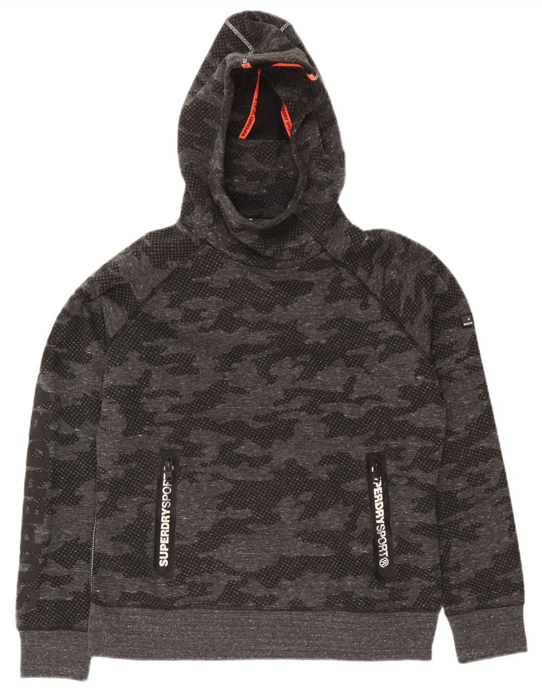 Superdry Survêtement Graphic Full Femme UK 18 XL Gris Camouflage Polyester