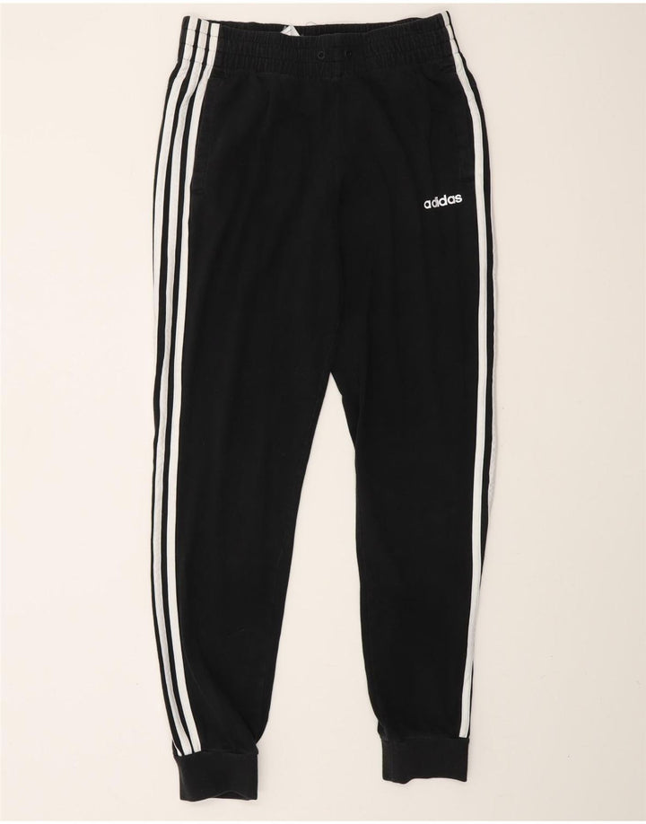 ADIDAS Pantalon de survêtement pour femme Joggers UK 8/10 Small Noir Coton