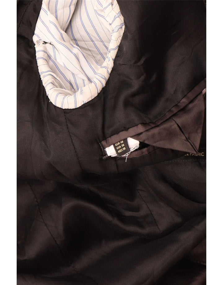 Massimo Dutti Manteau Homme EU 48 Gris Moyen