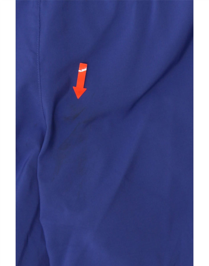 NIKE Short de sport Dri Fit pour femme UK 12 Bleu moyen Polyester