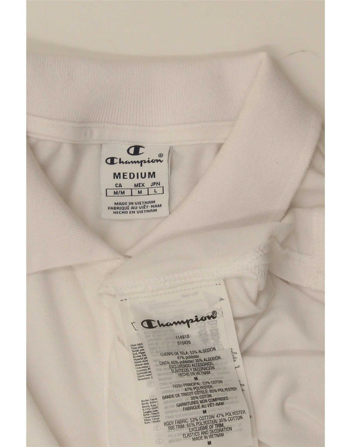 Champion Polo Femme UK 12 Coton Blanc Moyen
