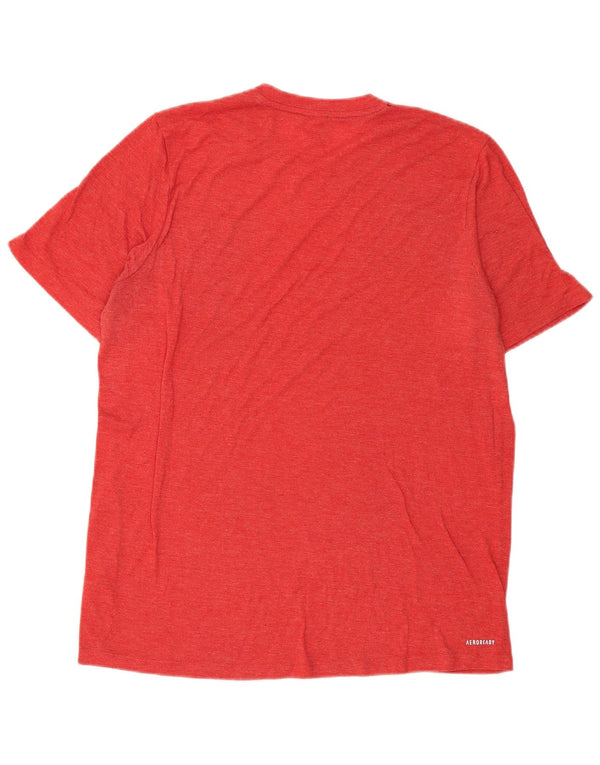 Adidas Homme Aeroready T-Shirt Haut Rouge Moyen Polyester