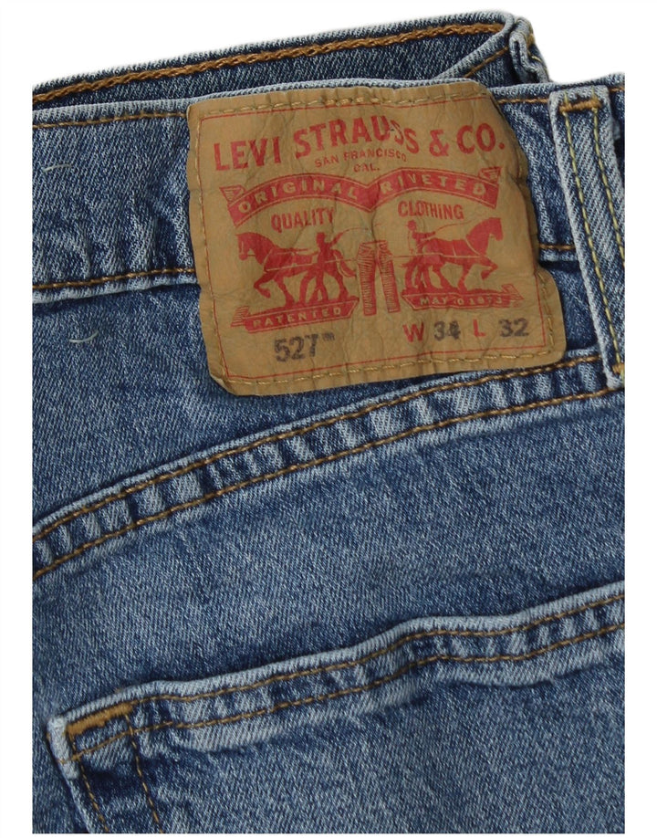 LEVI'S Short en Jean 527 Homme W34 Grand Bleu Coton
