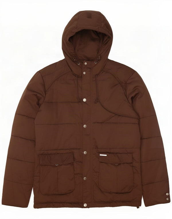 Datch Veste matelassée à capuche pour homme UK 18 XL Marron