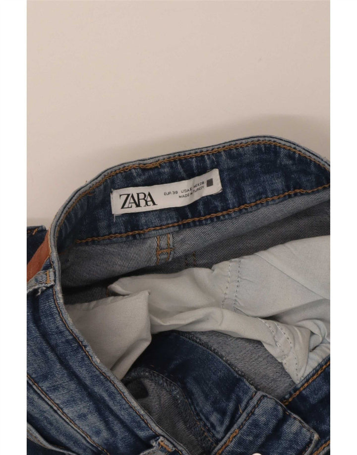 Zara Jean évasé pour femme EU 38 Small W28 L33 Bleu
