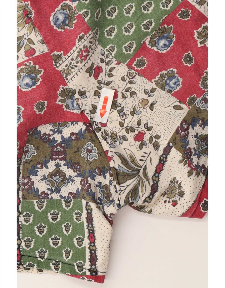 Vintage Womens Shorts UK 14 Medium W30 Multicolore Patchwork