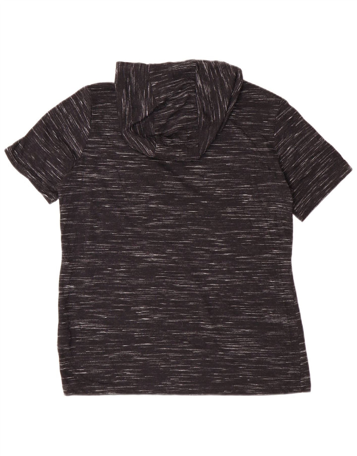 Nike T-shirt à capuche pour femme UK 44 Polyester moucheté noir moyen