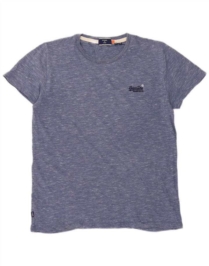 Superdry T-Shirt Homme Bleu Moyen Moucheté