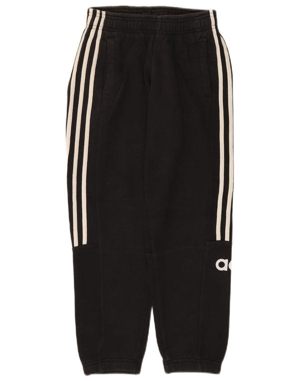 Adidas Pantalon de survêtement graphique pour garçon 9-10 ans Noir Coton