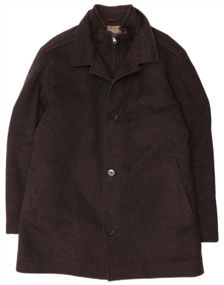 Hugo Boss Pardessus homme EU 52 XL laine grise