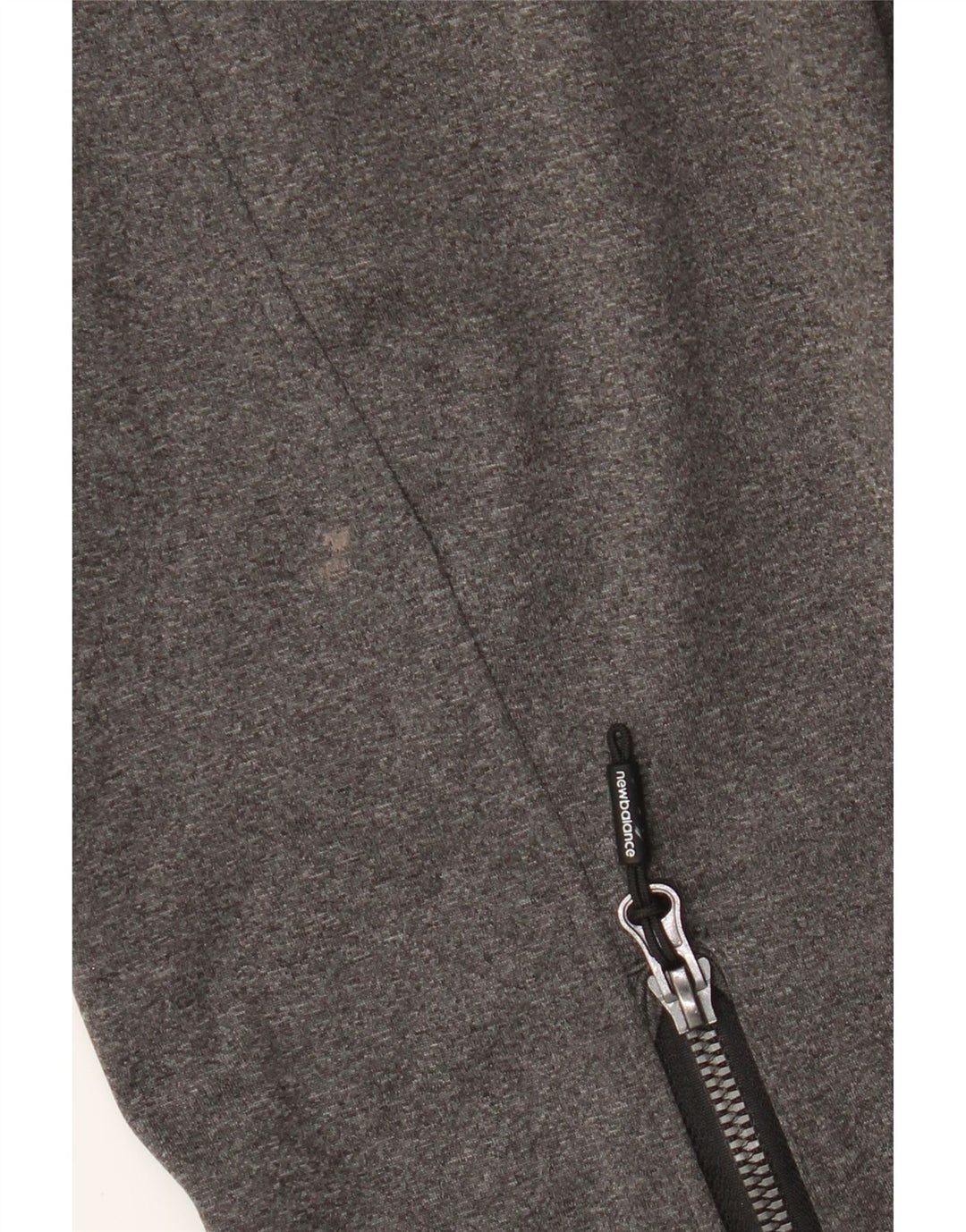 New Balance Veste de Survêtement Homme Gris Moyen Polyester