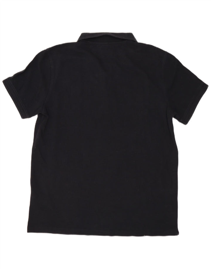 Massimo Dutti Polo Homme Grand Noir Coton