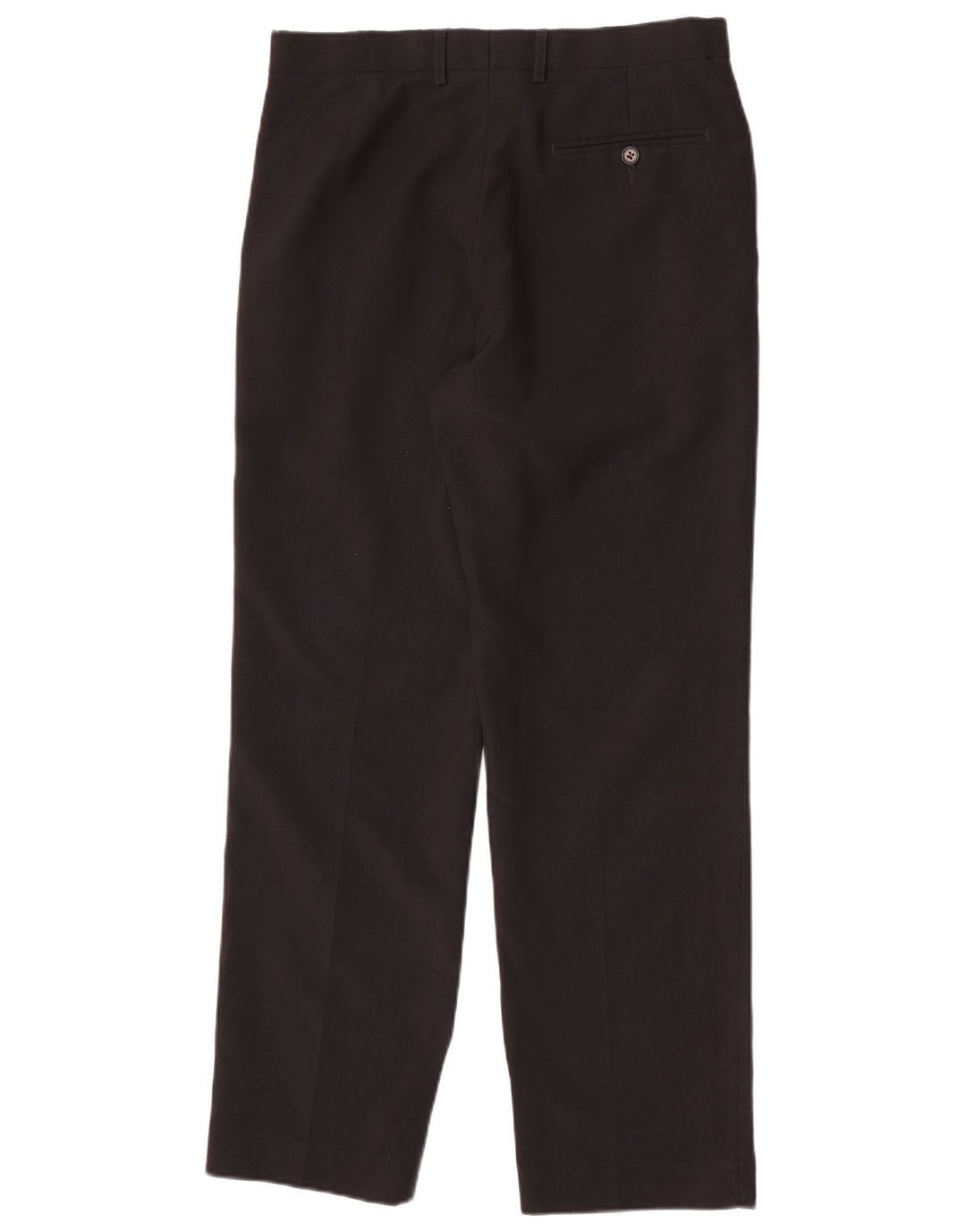 Marks & Spencer Pantalon de costume droit pour homme W32 L31 Noir Polyester