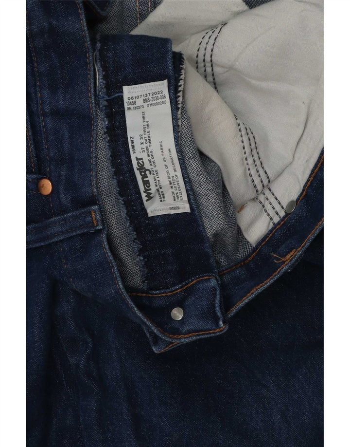 Wrangler Jean droit homme W37 L32 bleu coton