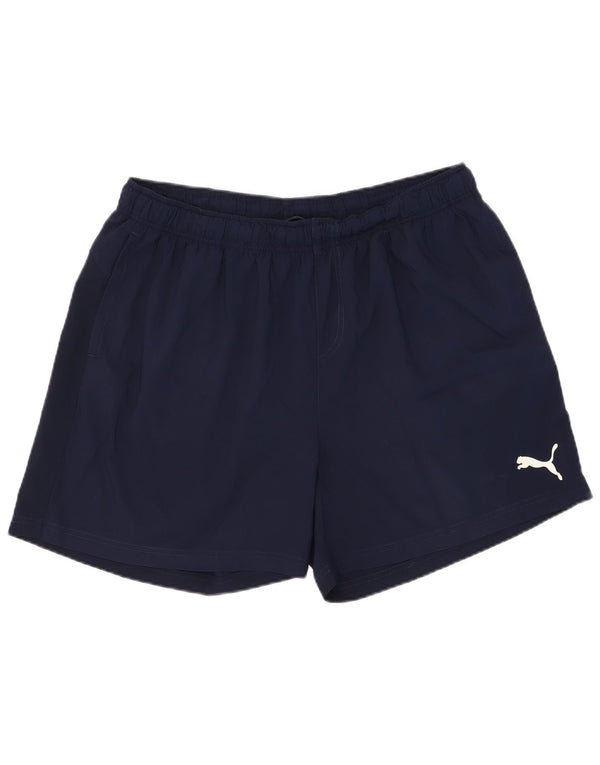 Puma Short de sport pour homme 2XL Bleu marine