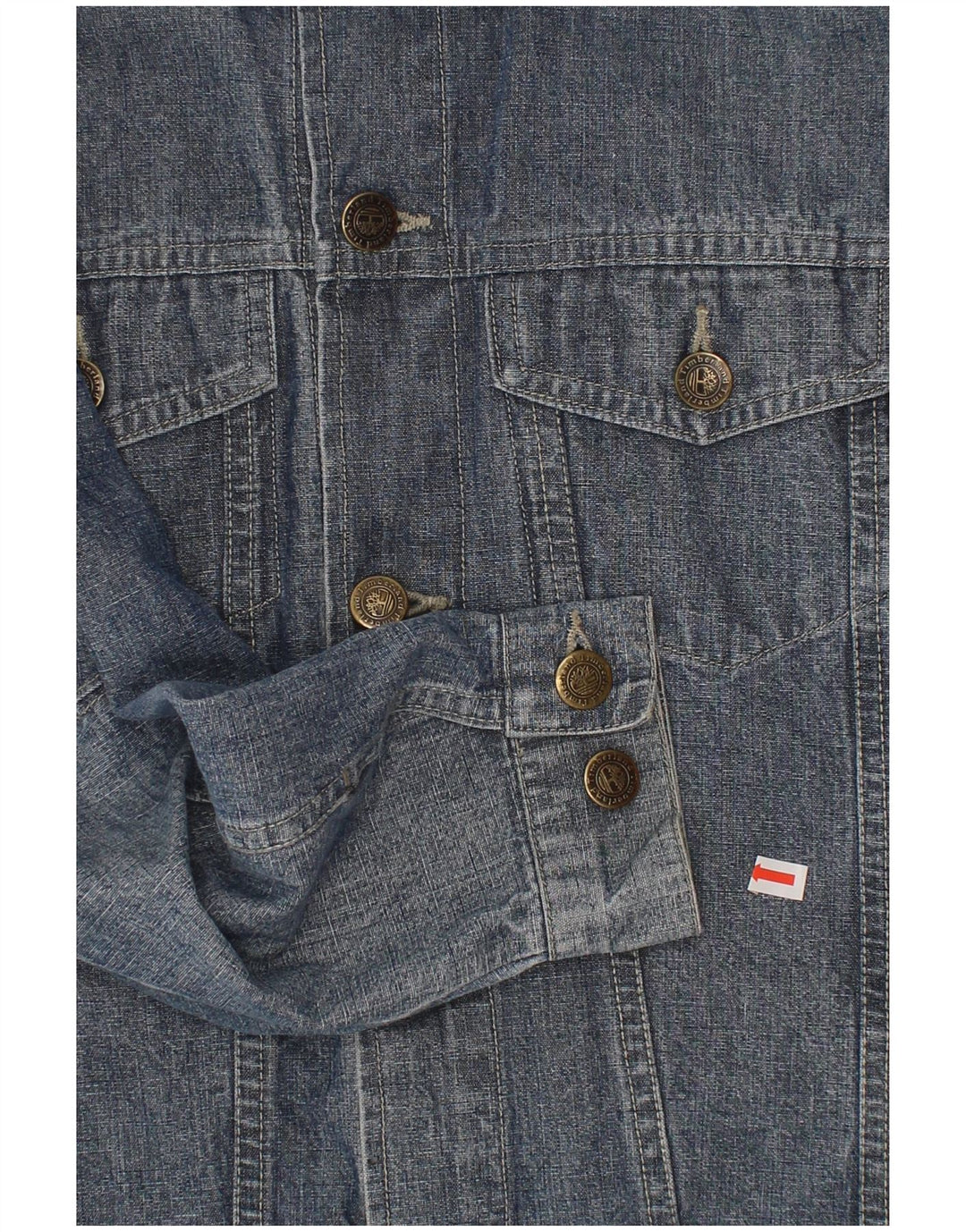 Timberland Veste en jean garçon 7-8 ans Bleu Coton