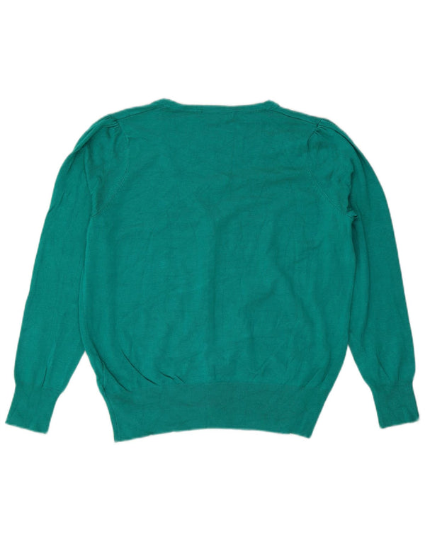 Marks & Spencer Pull Cardigan Femme UK 18 XL Vert Viscose