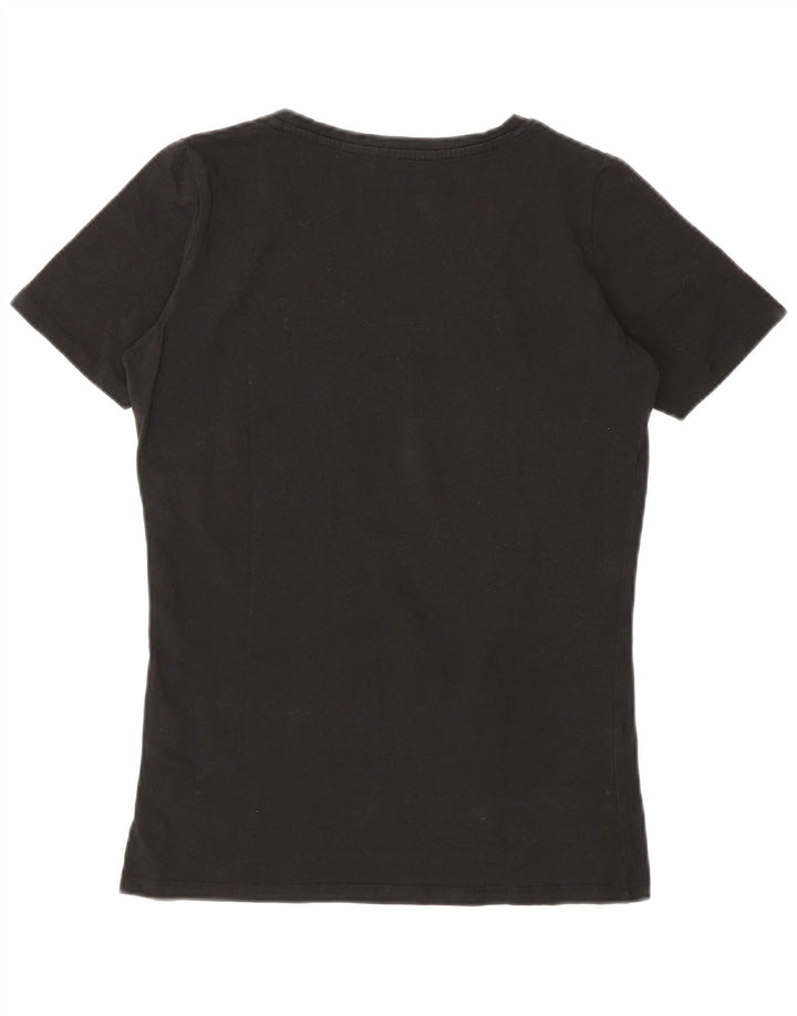 Guess T-shirt graphique pour femme UK 12 Noir moyen