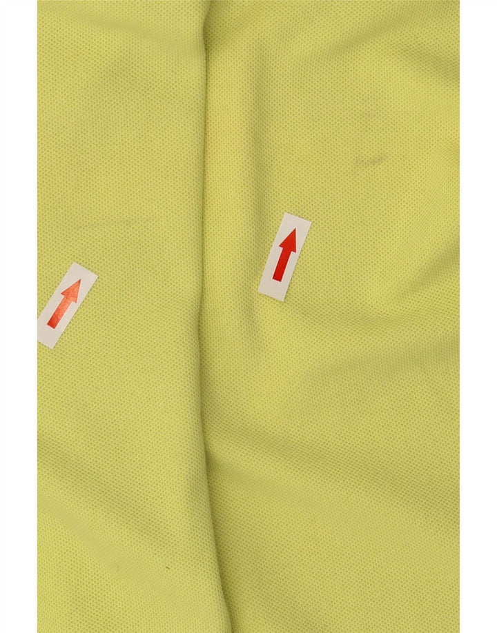Fila Polo Homme Large Jaune Coton