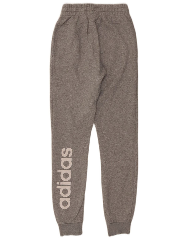 Adidas Pantalon de survêtement pour femme Joggers UK 0/2 2XS Gris Coton