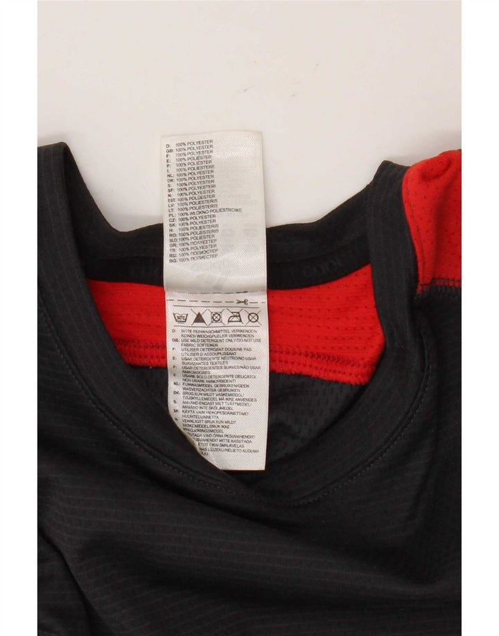 Adidas Haut à manches longues pour homme XL Gris Colorblock Polyester