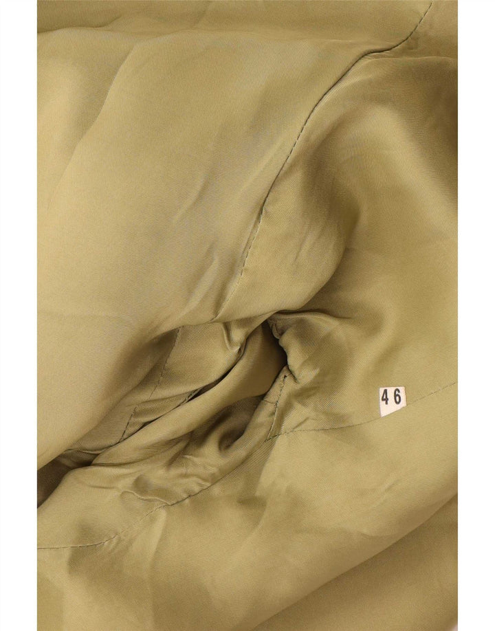 Nuova Citta Veste Blazer 2 Boutons Femme IT 46 Grand Pied-de-Poule Vert