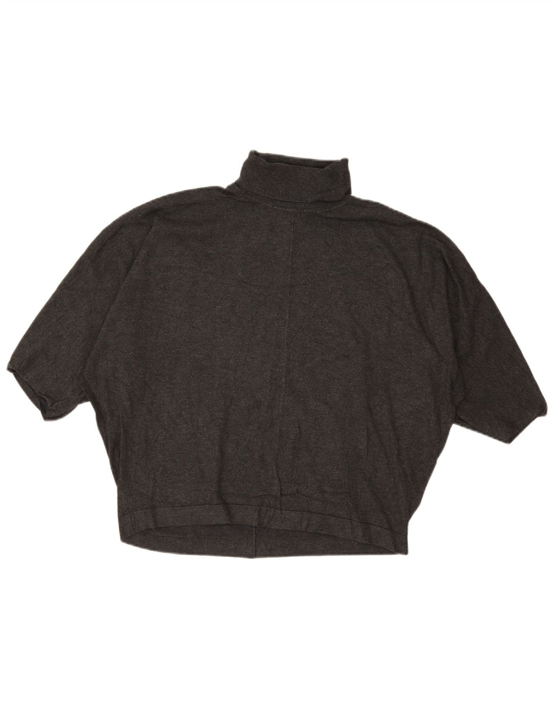 Phase Eight Pull court à col roulé pour femme UK 14 Large Gris