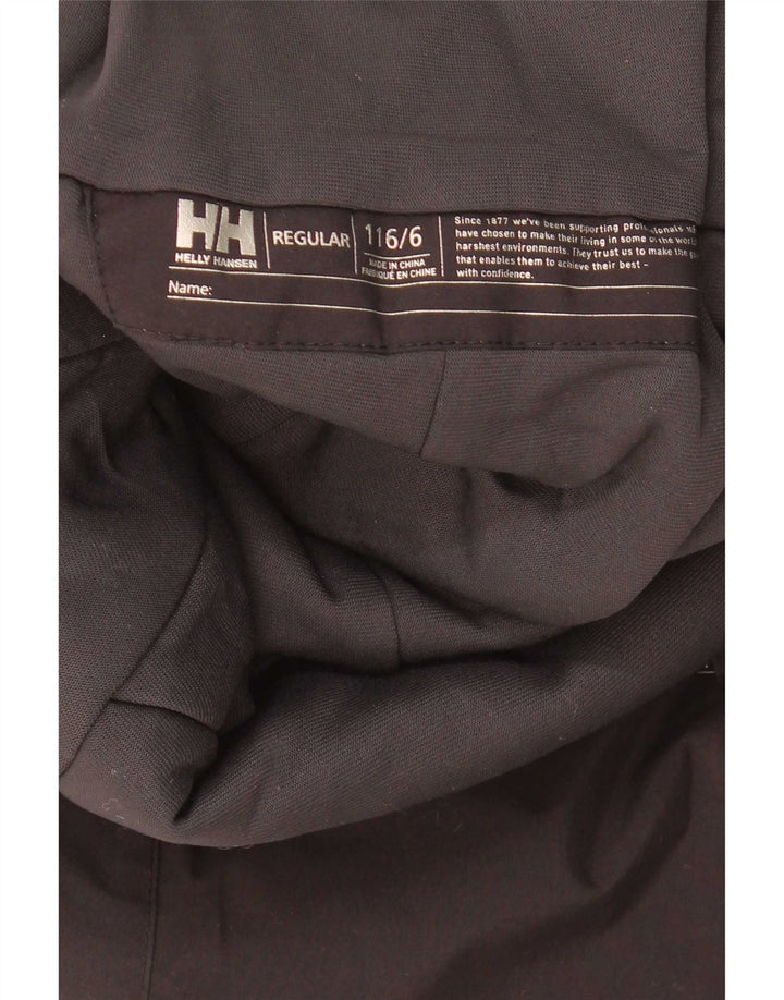 Helly Hansen Pantalon de ski pour garçon Graphic Dungarees 5-6 ans Noir Polyamide