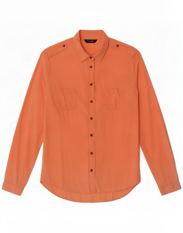 Massimo Dutti Chemise Femme EU 38 Petit Orange