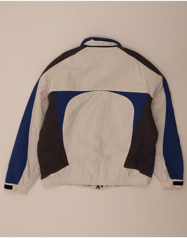 MC Kee's Veste de ski pour homme UK 42 XL Blanc Colorblock Nylon