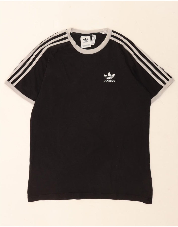 Adidas T-Shirt Homme Haut Noir Moyen Coton