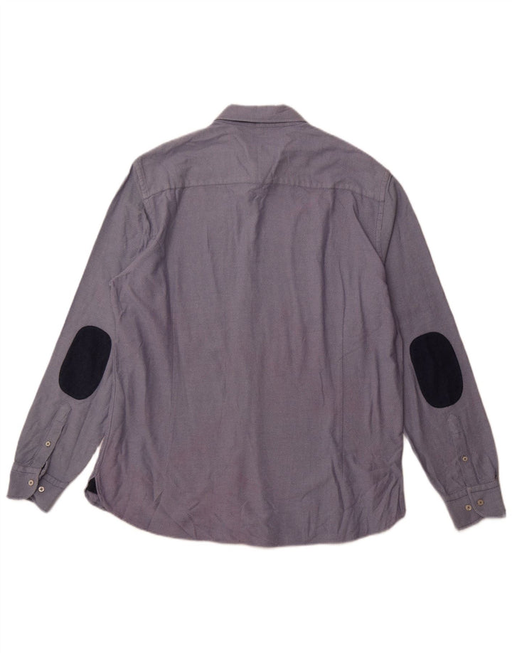 Massimo Dutti Chemise Homme 2XL Bleu Coton