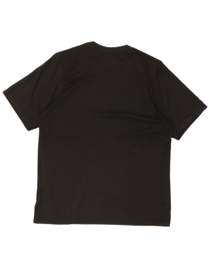 Nike Hommes Dri Fit T-Shirt Haut Noir Moyen Polyester