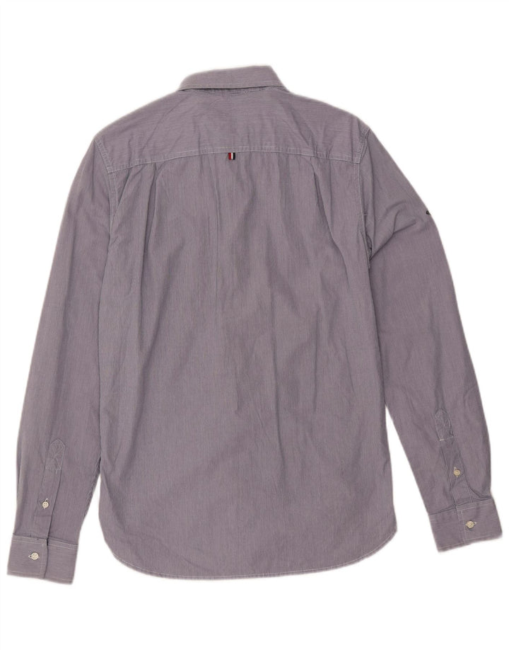 SUPERDRY Chemise Ajustée Small Violet Rayé Coton Homme