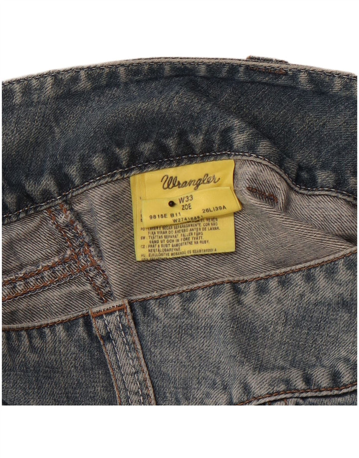 WRANGLER Femme Zoe Denim Cargo Jupe W33 Grand Bleu Coton