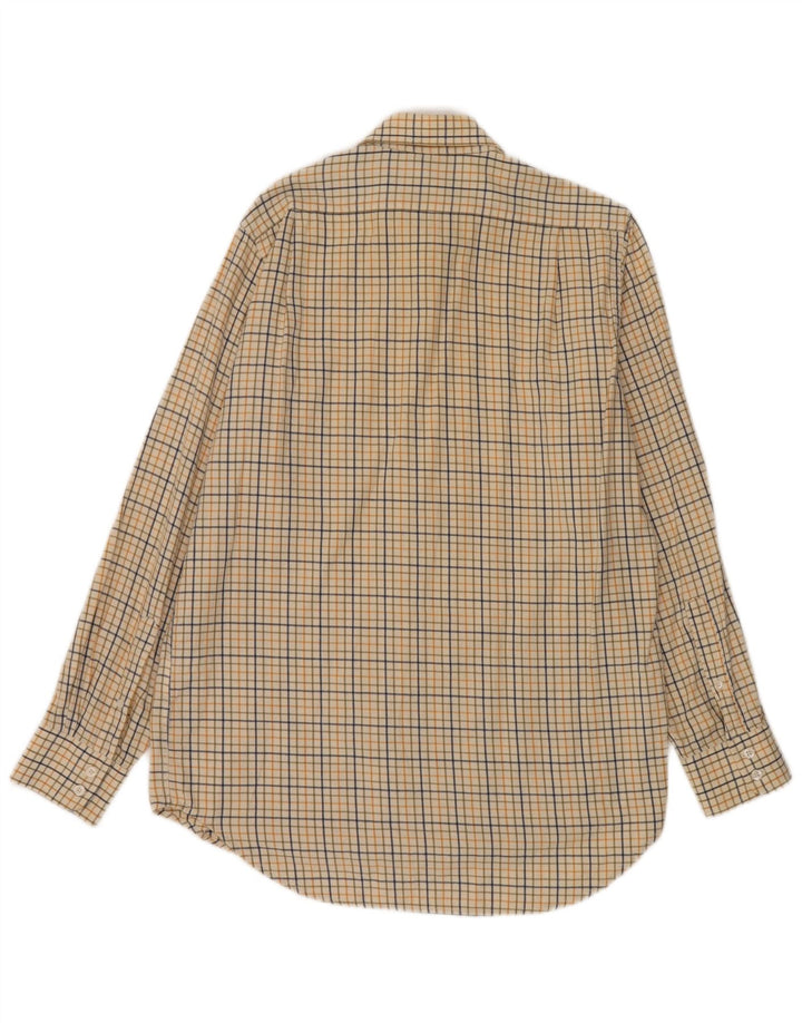 Musto Mens Regular Fit Shirt Taille 15 1/2 Coton à carreaux jaune moyen