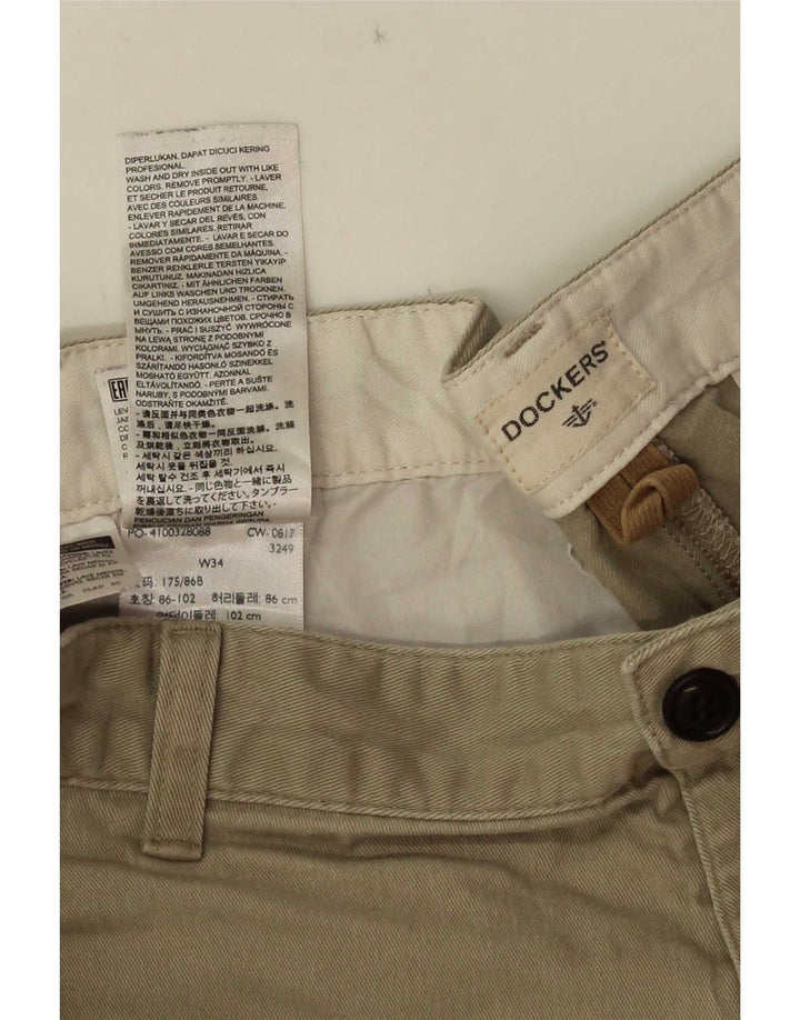 Dockers Short Cargo Homme W34 Grand Kaki Coton