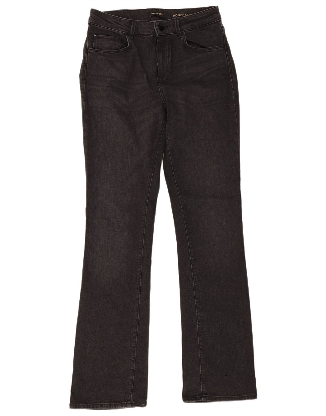 Massimo Dutti Jean bootcut taille moyenne pour femme EU 38 Small W28 L32 Gris